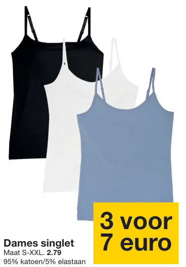 Aanbieding: Dames singlet