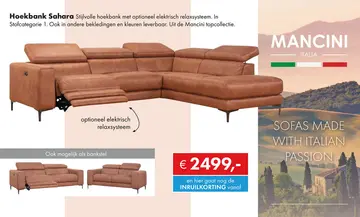 Aanbieding: Sahara hoekbank