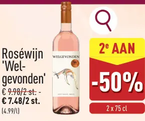 Promotie: Roséwijn 'Welgevonden'