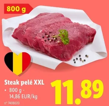 Offre: Steak pelé XXL
