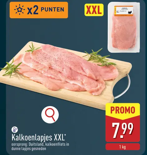 Promotie: Kalkoenlapjes XXL