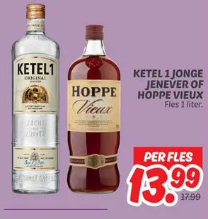 Aanbieding: Jonge Jenever of Hoppe Vieux