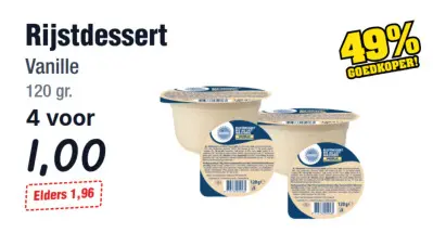 Aanbieding: Rijstdessert