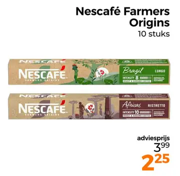 Aanbieding: Nescafé Farmers Origins