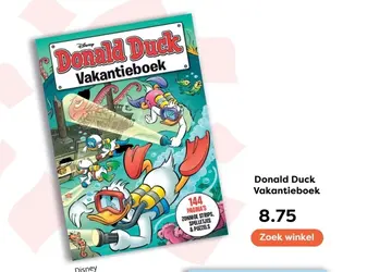 Aanbieding: Donald Duck Vakantieboek