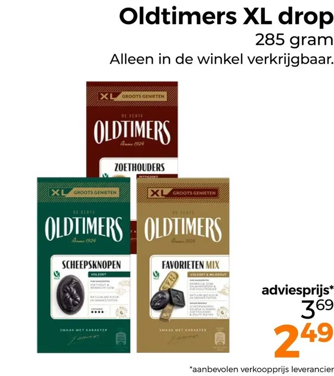 Aanbieding: XL drop