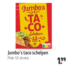 Aanbieding: Jumbo's taco schelpen