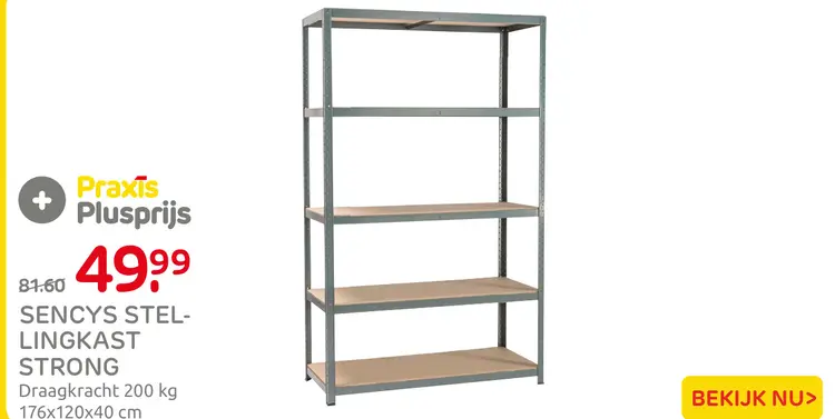 Aanbieding: Sencys stellingkast strong