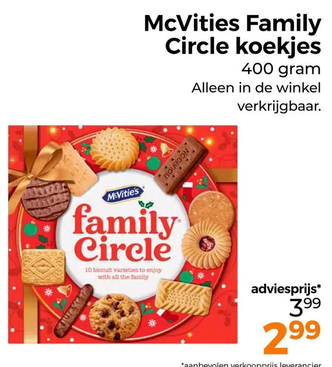Aanbieding: Family Circle koekjes