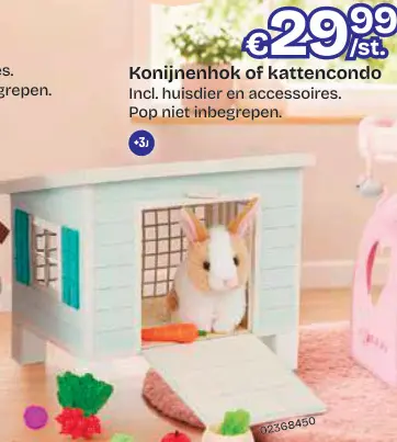 Promotie: Konijnenhok of kattencondo