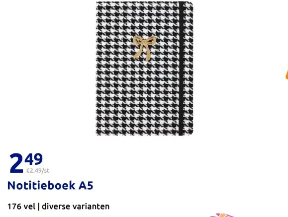 Aanbieding: Notitieboek A5