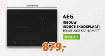 Aanbieding: Inbouw inductiekookplaat saphirmatt