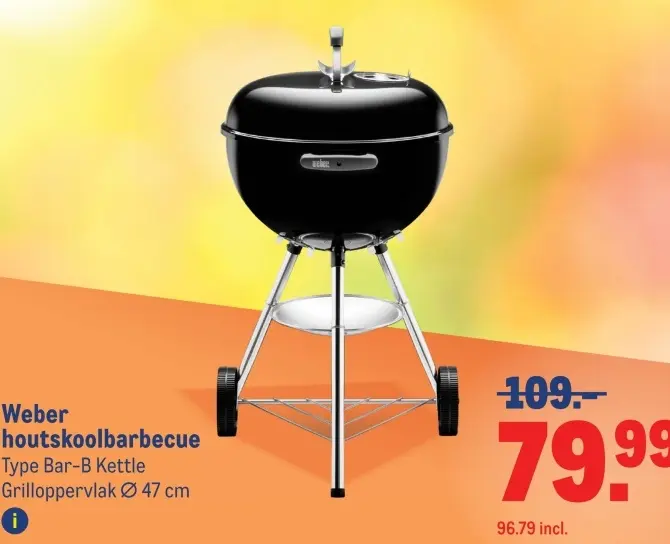 Aanbieding: houtskoolbarbecue