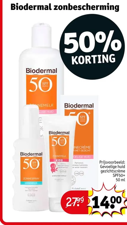Aanbieding: Biodermal zonbescherming
