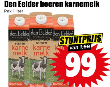Aanbieding: boeren karnemelk