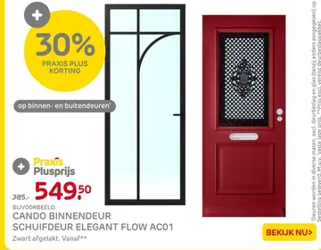 Aanbieding: Cando binnendeur schuifdeur elegant flow ac01