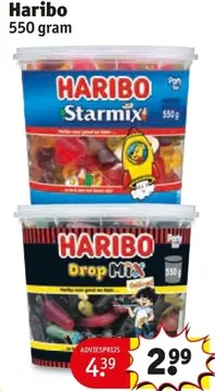 Aanbieding: Haribo Starmix Drop Mix