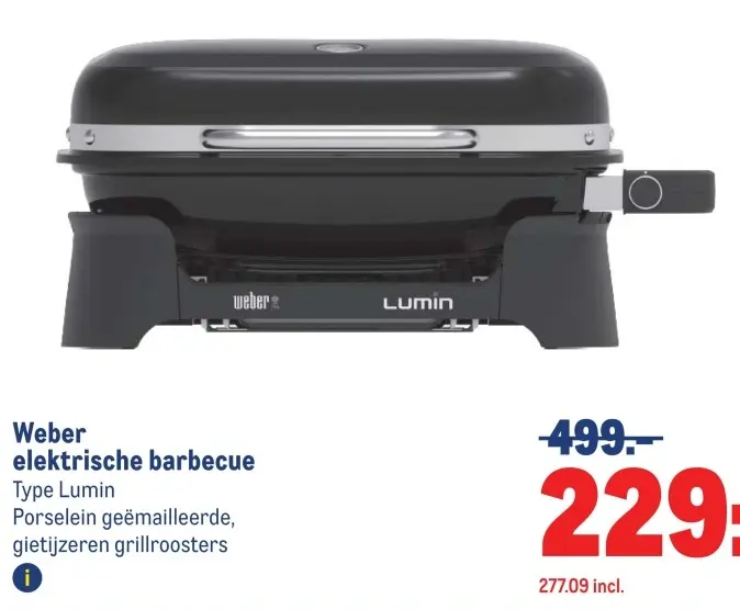 Aanbieding: elektrische barbecue