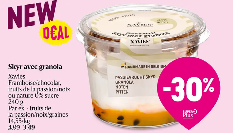Offre: Skyr avec granola