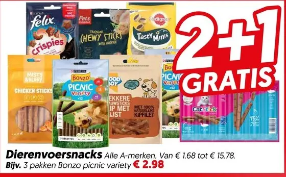 Aanbieding: Dierenvoersnacks