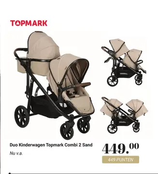 Aanbieding: Duo Kinderwagen Topmark Combi 2 Sand
