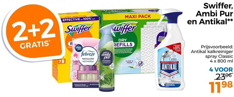 Aanbieding: Swiffer, Ambi Pur en Antikal