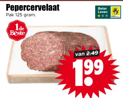 Aanbieding: Pepercervelaat
