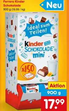 Aanbieding: Ferrero Kinder Schokolade