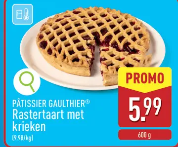 Aanbieding: Rastertaart met krieken