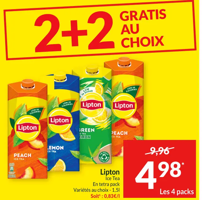 Offre: Lipton Ice Tea