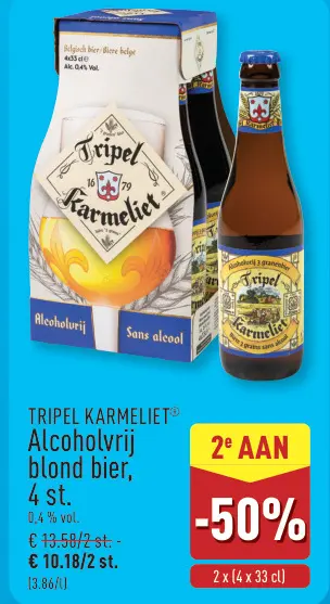 Promotie: Alcoholvrij blond bier