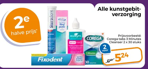 Aanbieding: Alle kunstgebitverzorging