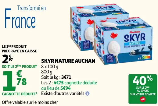 Promotie: Skyr nature