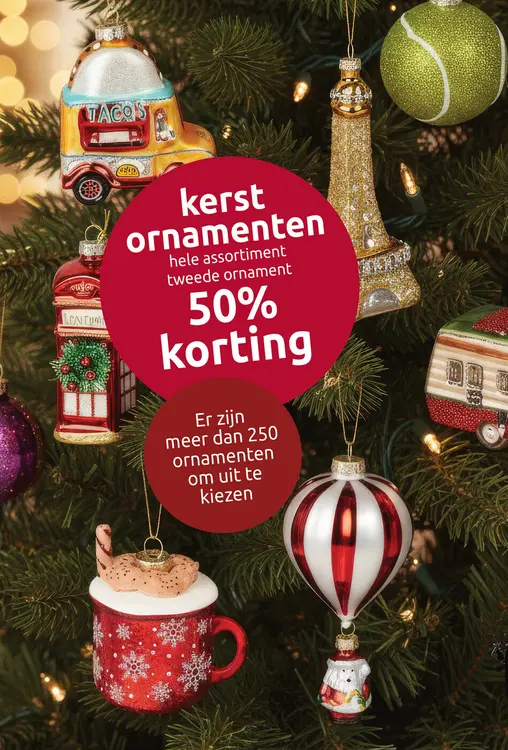 Aanbieding: kerst ornamenten
