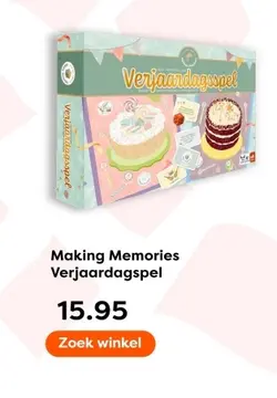 Aanbieding: Making Memories Verjaardagsspel