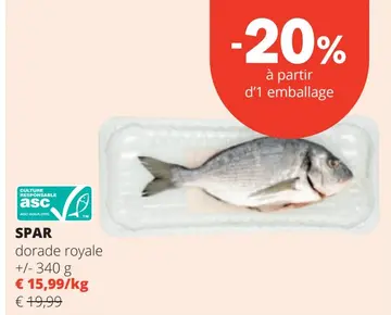 Offre: dorade royale