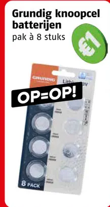 Aanbieding: Grundig knoopcel batterijen