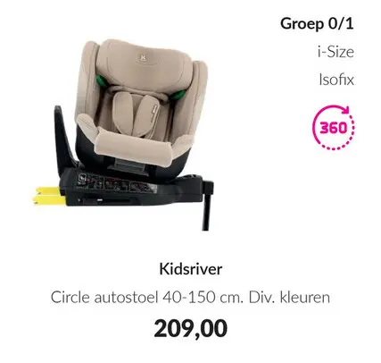 Aanbieding: Circle autostoel