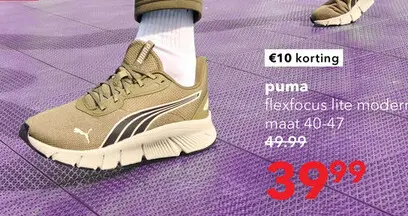 Aanbieding: Puma Flexfocus Lite Modern heren sneakers groen