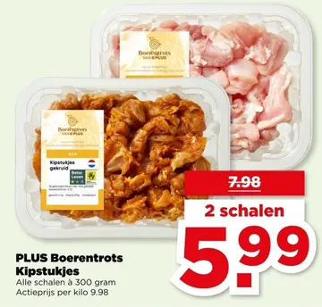 Aanbieding: PLUS Boerentrots Kipstukjes
