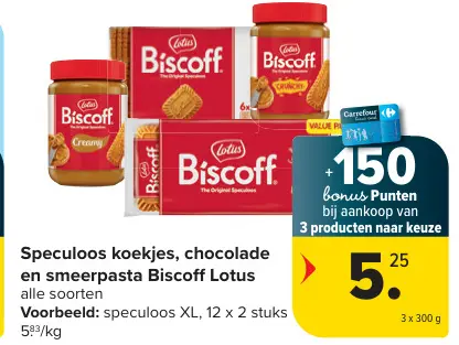 Aanbieding: Speculoos koekjes, chocolade en smeerpasta