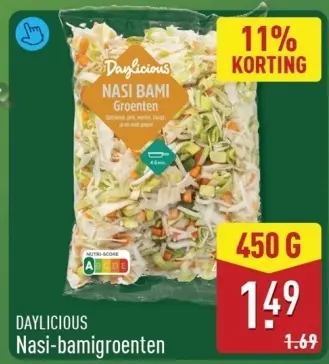 Aanbieding: Nasi-bamigroenten