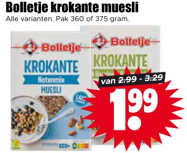 Aanbieding: Krokante muesli