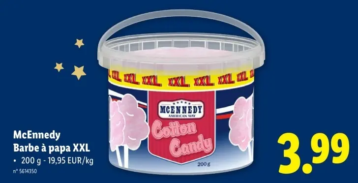 Offre: Barbe à papa XXL