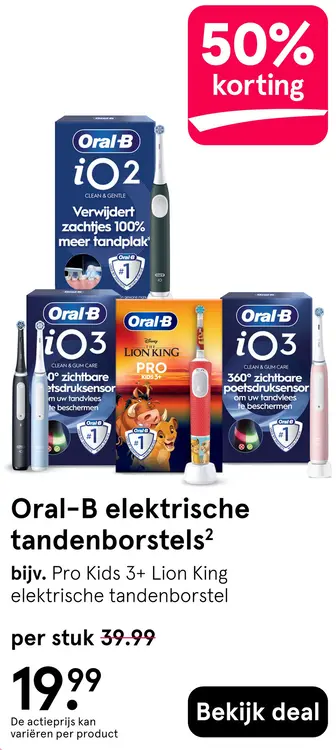 Aanbieding: Elektrische tandenborstels