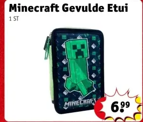 Aanbieding: Minecraft Gevulde Etui