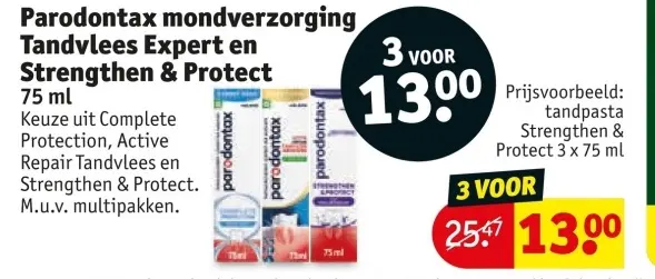 Aanbieding: Parodontax mondverzorging