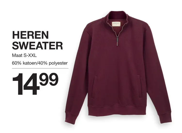 Promotie: Heren sweater