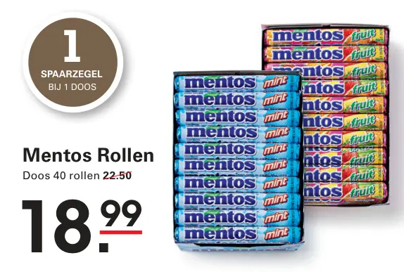 Aanbieding: Mentos Rollen