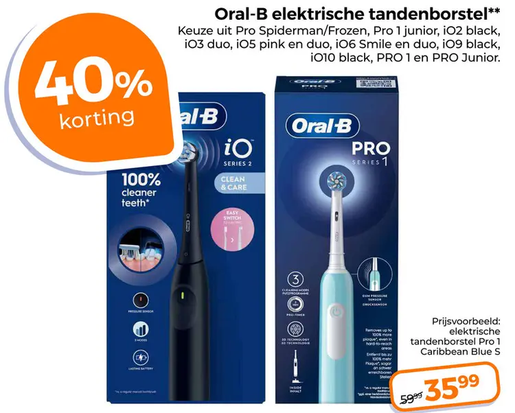 Aanbieding: Oral-B elektrische tandenborstel
